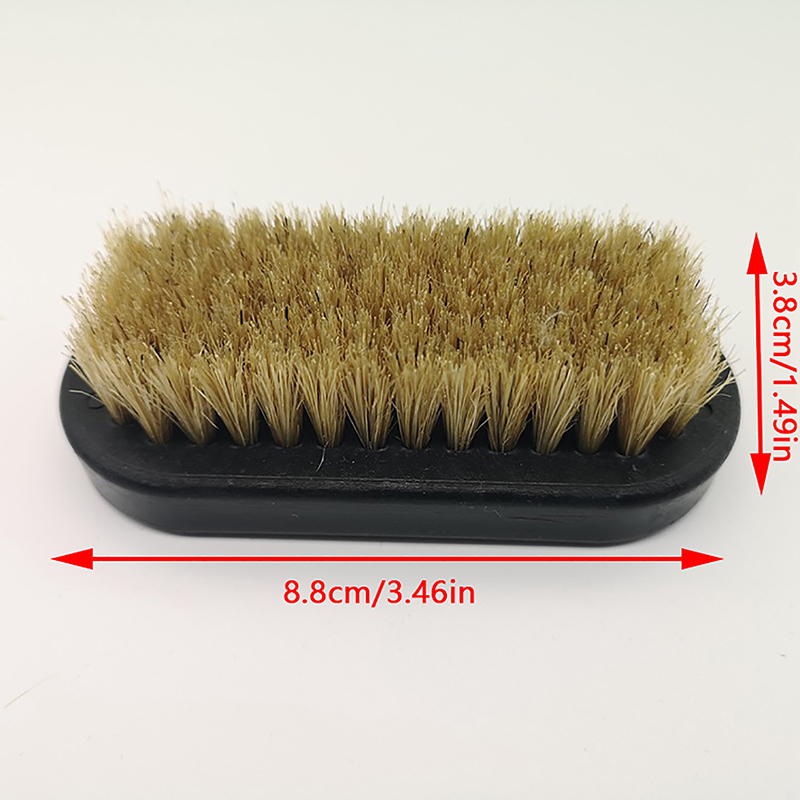 Brushing Boot Horse - Reinigingsborstel voor lederen schoenen, poetsborstel, schoenpoetsborstel,
