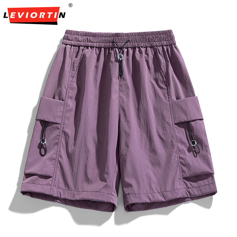 Outdoor Sport Gym - Zomer heren ijszijde cargoshorts, losse pasvorm,