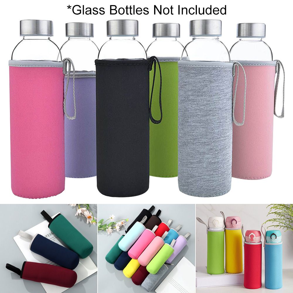 Outdoor Sport Glass Water Bottle - Outdoor sporttas, draagbare glazen fleshoes, waterfleshoes,