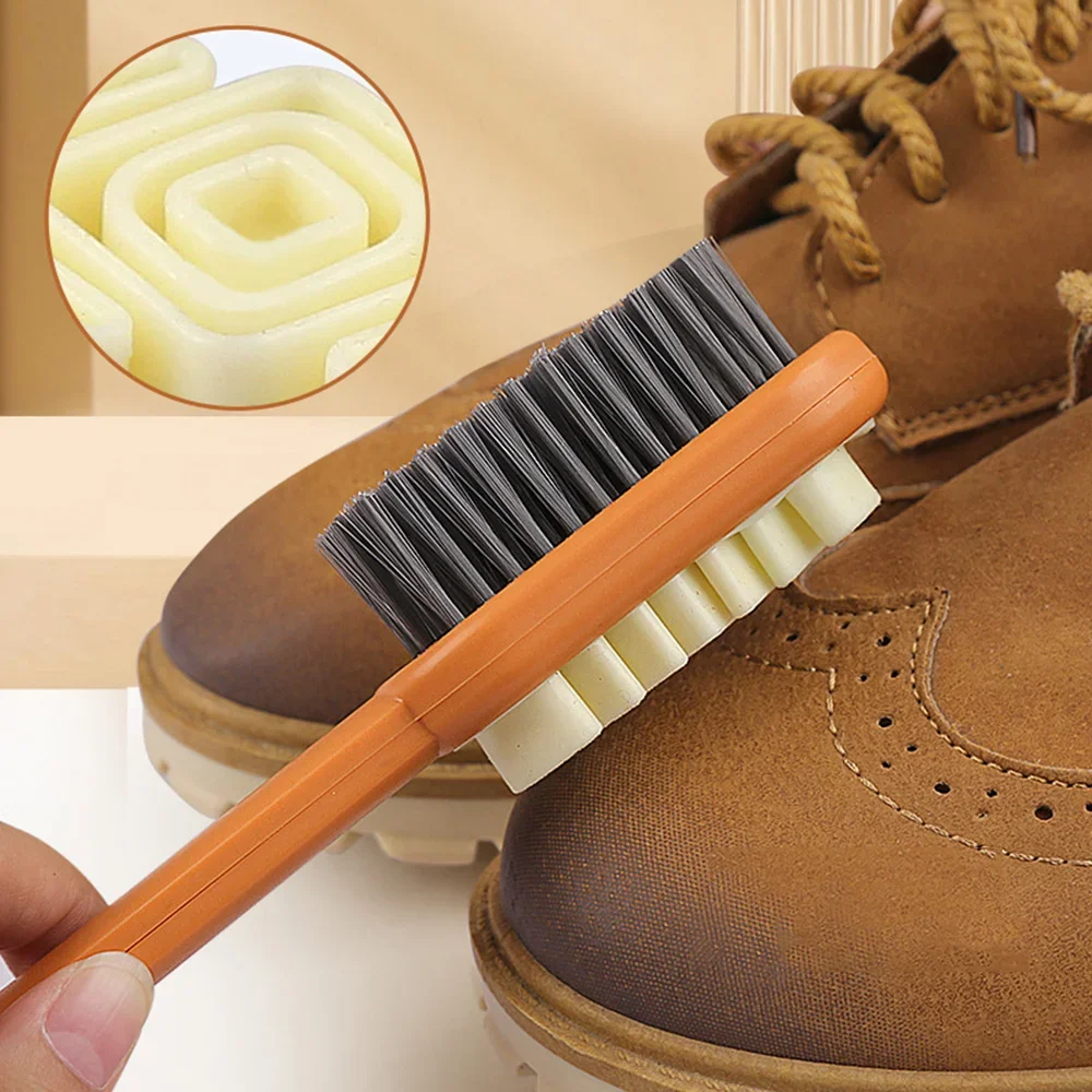 Brushing Boot Horse - 1pc 2 in 1 Suède Schoenenborstelreiniger