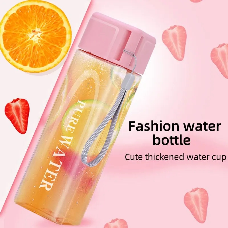 450 ml, 1 stuks helder vierkan - Outdoor Sport Glass Water Bottle recensie en prijs