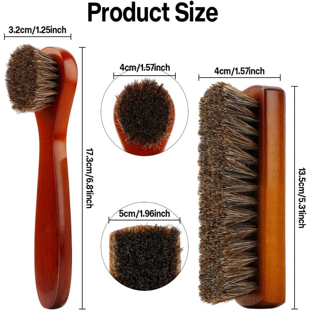 2-delige paardenhaar schoenbor - Brushing Boot Horse recensie en prijs