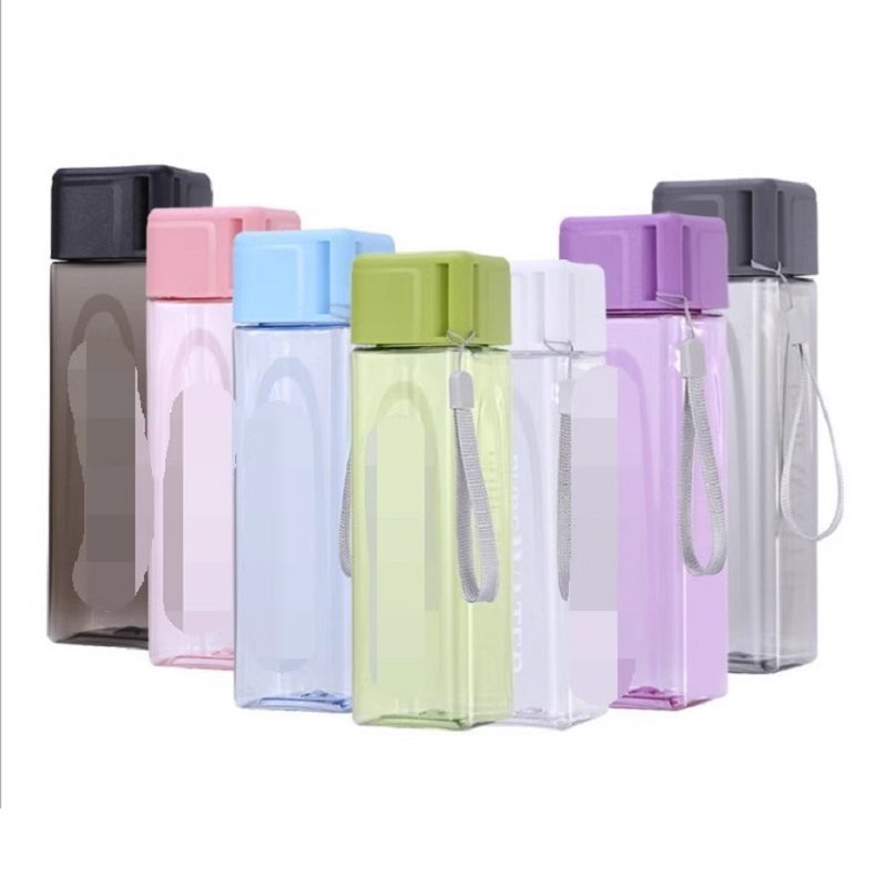 450 ml, 1 stuks helder vierkan - Outdoor Sport Glass Water Bottle recensie en prijs