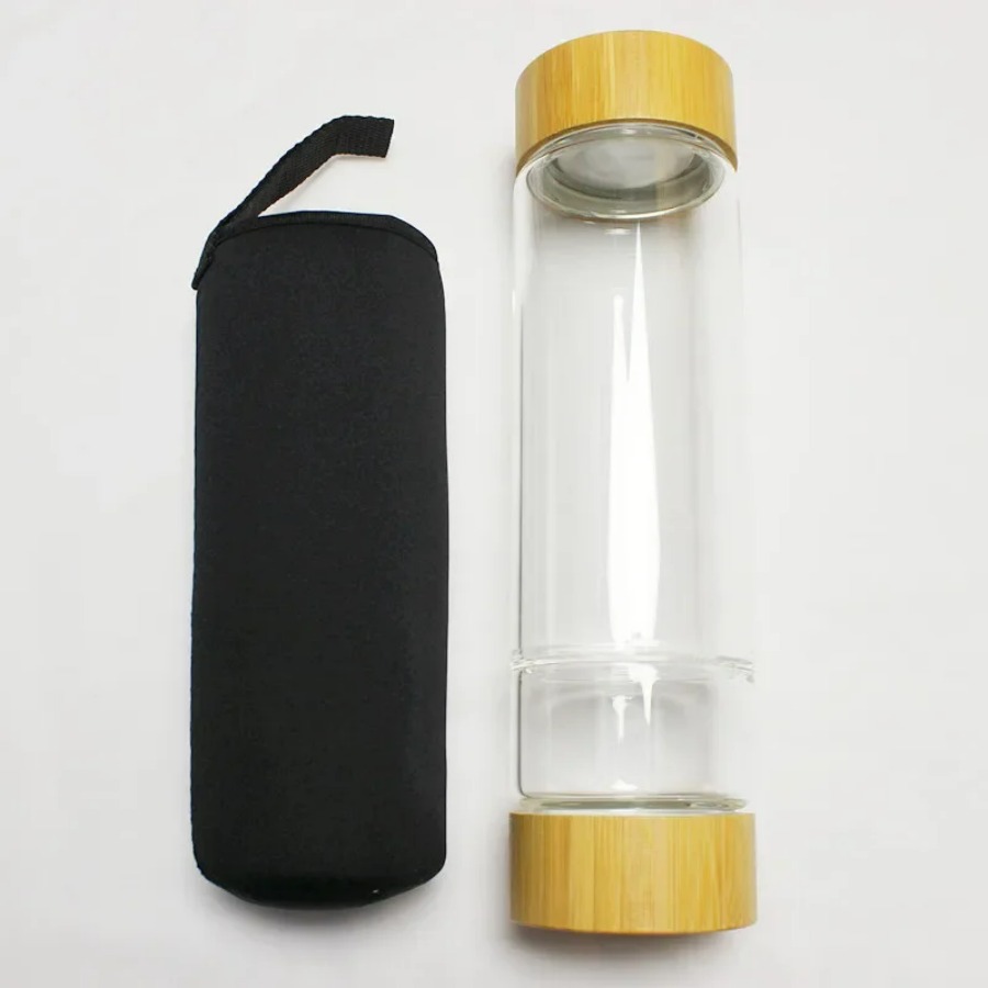 Kristallen natuurlijke ertsfle - Outdoor Sport Glass Water Bottle recensie en prijs