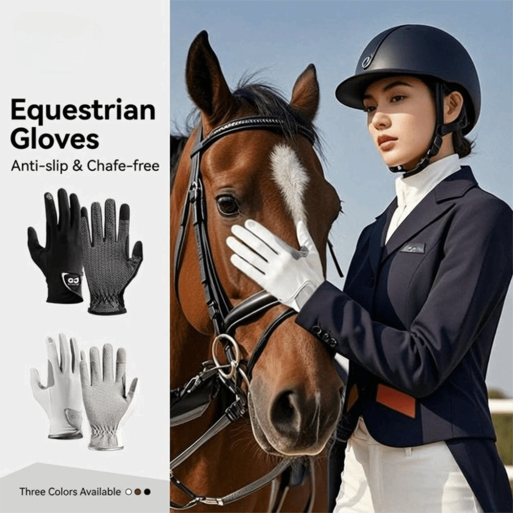Nieuwe ademende rijhandschoene - Horse Riding Glove recensie en prijs