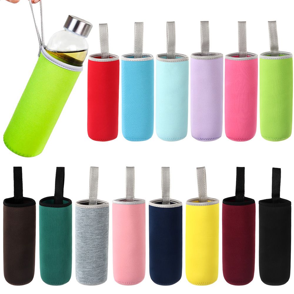 Veelkleurige Neopreen Waterfle - Outdoor Sport Glass Water Bottle recensie en prijs