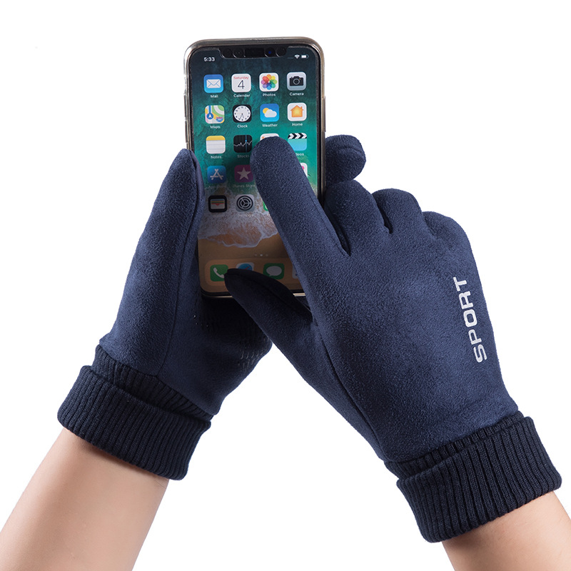 Mannen Winter Suède Pluche Dik - Horse Riding Glove recensie en prijs
