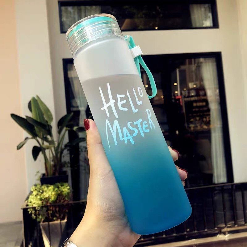350 ml sport siliconen letterb - Outdoor Sport Glass Water Bottle recensie en prijs