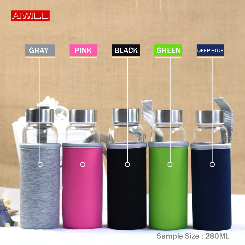 Aiwill Hot Selling Glas Sport  - Outdoor Sport Glass Water Bottle recensie en prijs