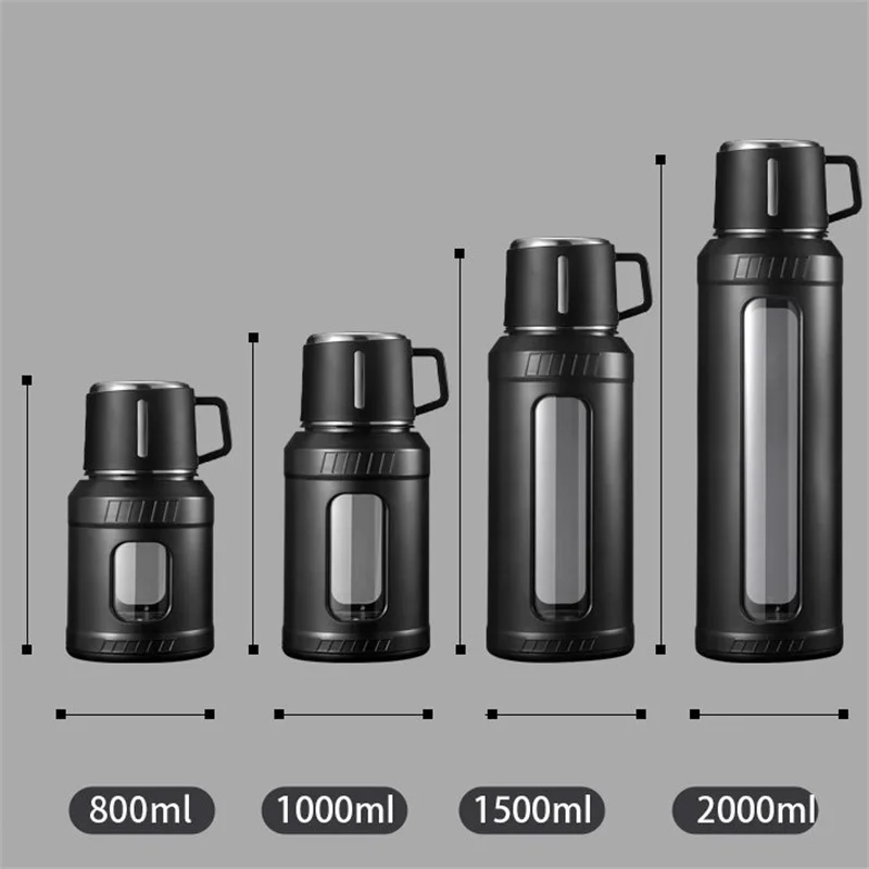 Grote capaciteit 2L glazen wat - Outdoor Sport Glass Water Bottle recensie en prijs