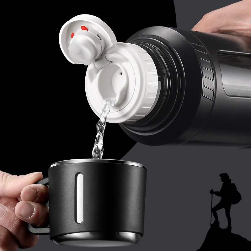 Grote capaciteit 2L glazen wat - Outdoor Sport Glass Water Bottle recensie en prijs